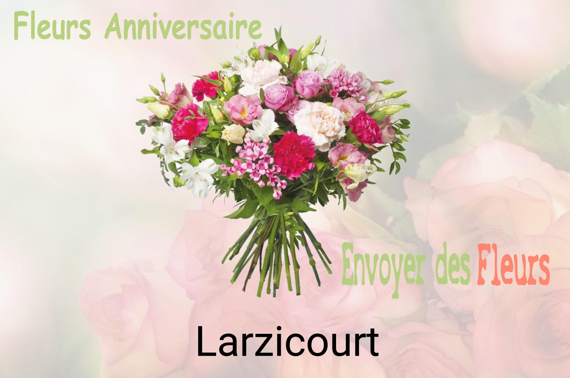 Bouquet de fleurs d’anniversaire livré à Larzicourt